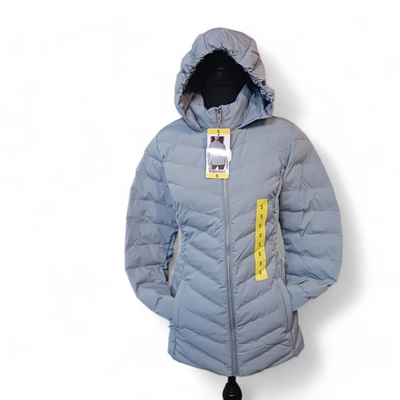 32 Degrees Heat Ladies Trade Winds Hooded Puffer Jacket – Size S - Picture 3 of 15